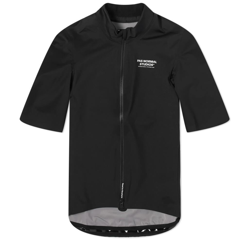 Pas Normal Studios Men's Mechanism Pro Rain Jersey in Black Cover