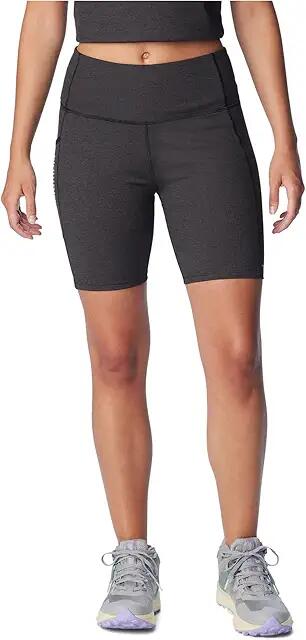 Columbia Columbia Hike II 1/2 Tights (Black Heather) Women's Shorts Cover