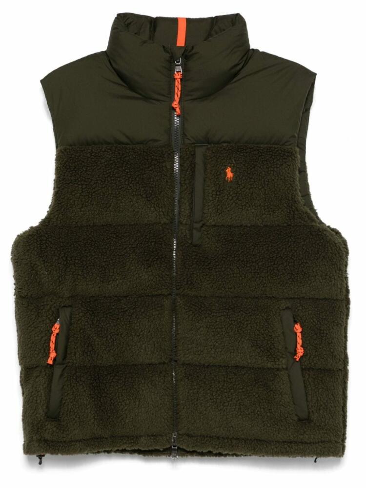 Polo Ralph Lauren faux-shearling gilet - Green Cover