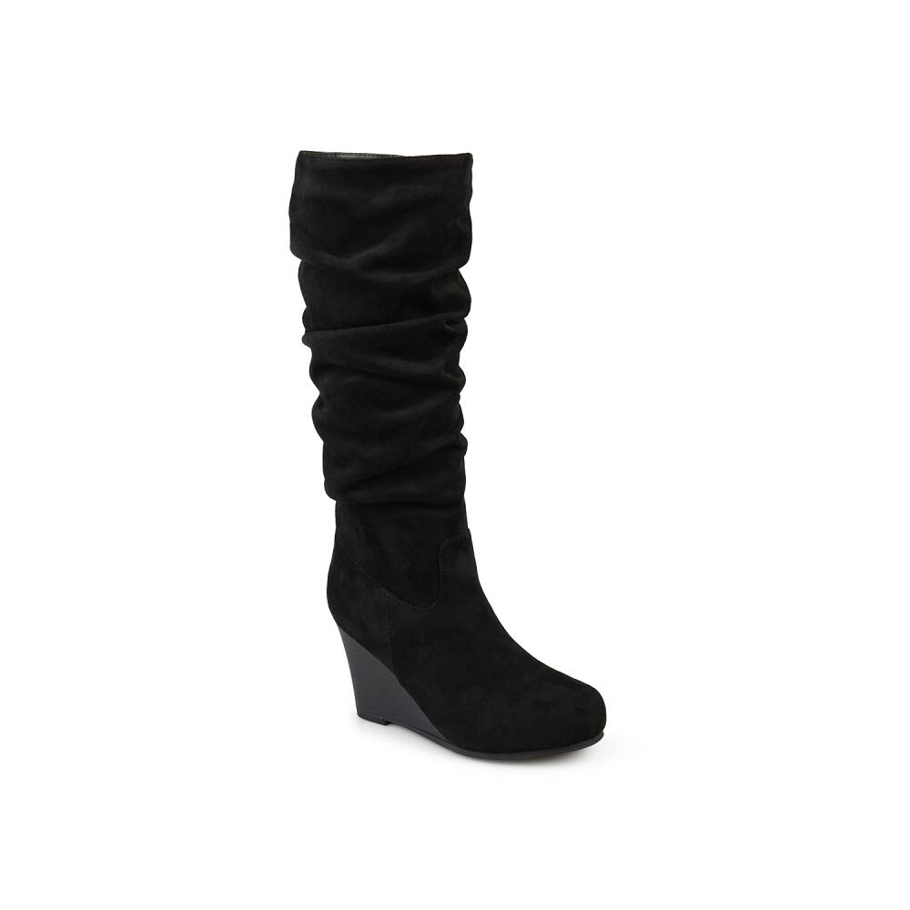 Journee Collection Haze Wedge Boot | Women's | Black Cover