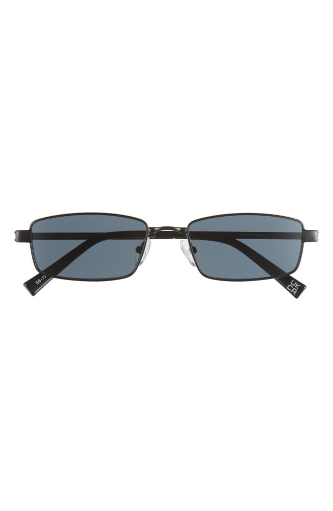 Le Specs Bizarro 56mm Rectangular Sunglasses in Black Cover