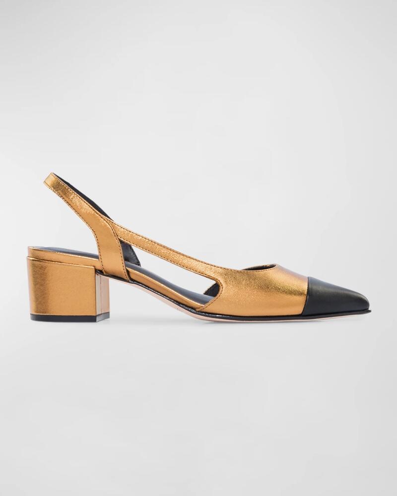 Bernardo Monroe Cap-Toe Slingback Pumps Cover