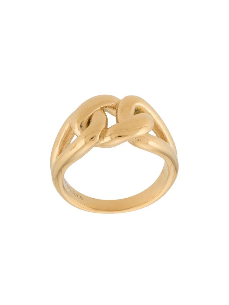 Nialaya Jewelry knot-detail ring - Gold Cover