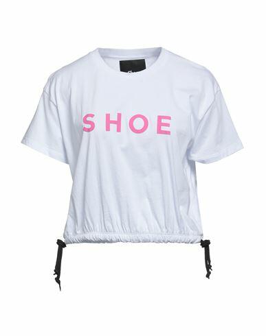 Shoe Woman T-shirt White Cotton Cover