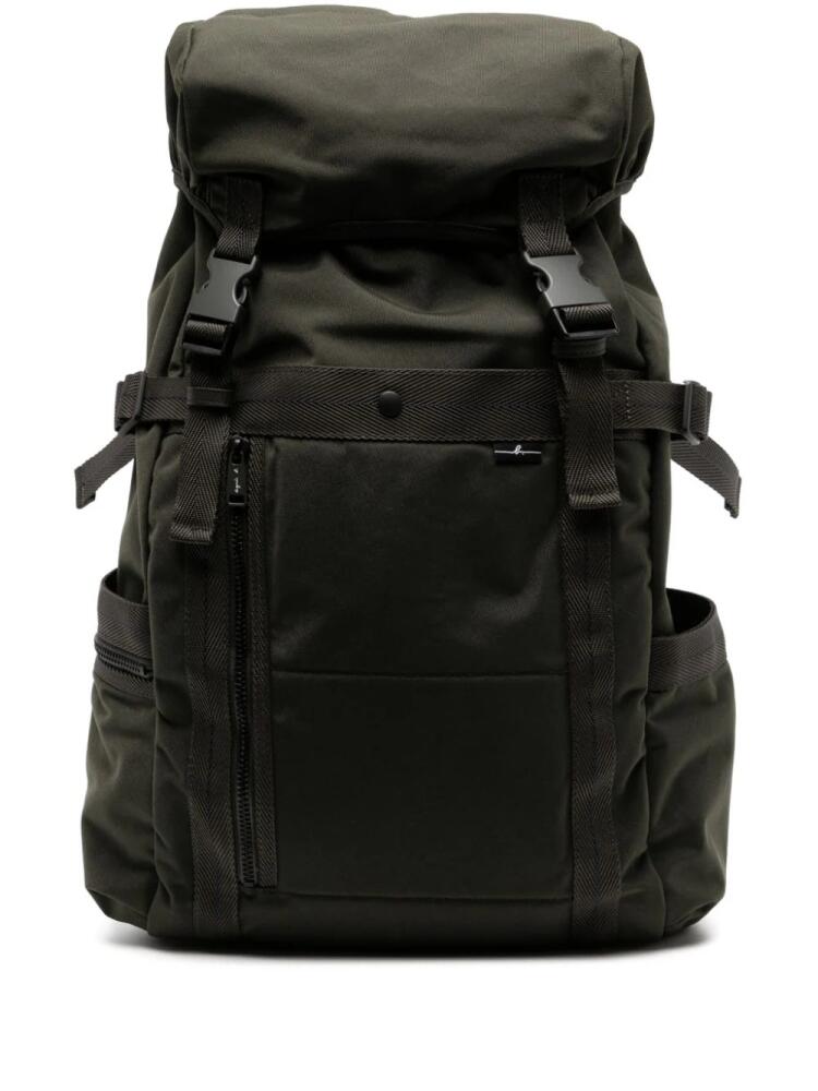 agnès b. buckle fastening backpack - Green Cover