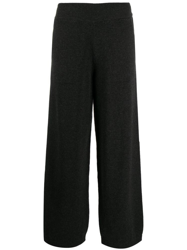 Barrie wide leg knitted trousers - Grey Cover