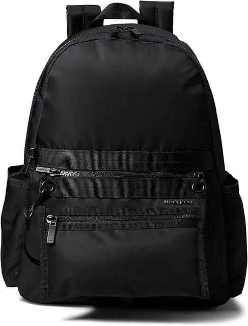 Hedgren Cibola - Sustainably Made 2-in-1 Backpack (Black) Backpack Bags Cover