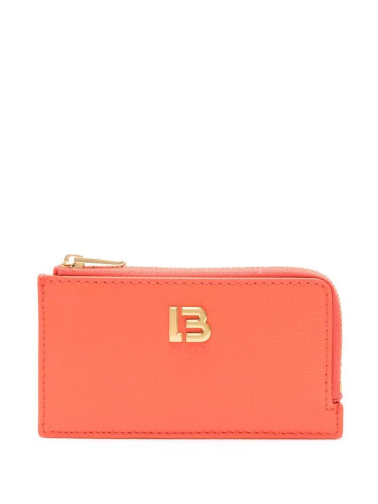 Bimba y Lola logo-plaque leather wallet - Orange Cover