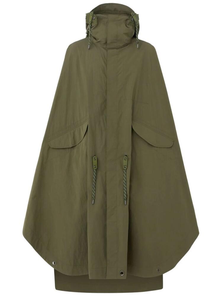 Burberry packaway hooded cape - Green Cover