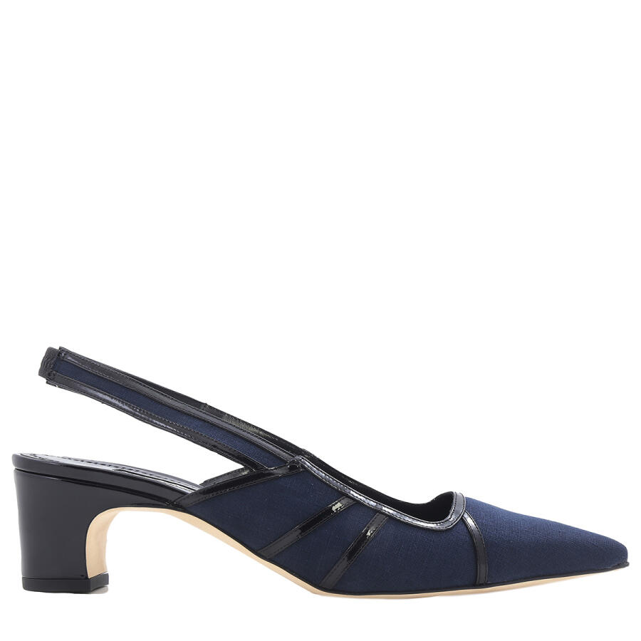 Manolo Blahnik Furrun Bicolor Slingback Pumps Cover