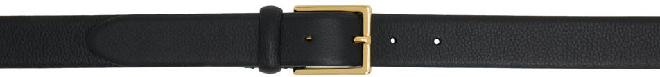 Anderson's Black Grained Leather Belt Cover