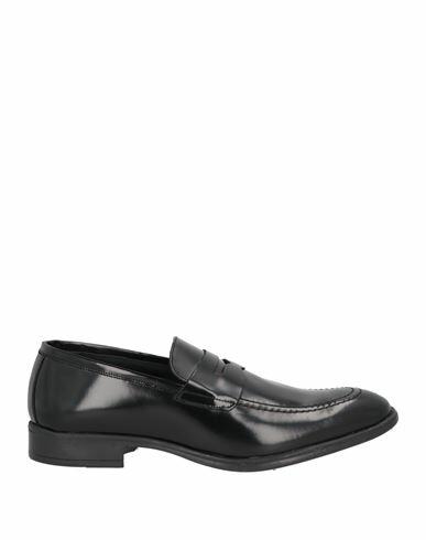 Angelo Pallotta Man Loafers Black Soft Leather Cover