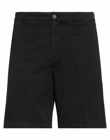 Department 5 Man Shorts & Bermuda Shorts Black Cotton, Elastane Cover