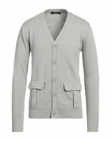 Daniele Alessandrini Man Cardigan Light grey Wool, Nylon, Alpaca wool Cover