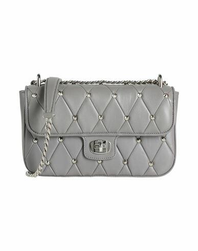 Miu Miu Woman Cross-body bag Grey Leather Cover