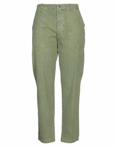 Front Street 8 Woman Pants Military green Cotton Cover