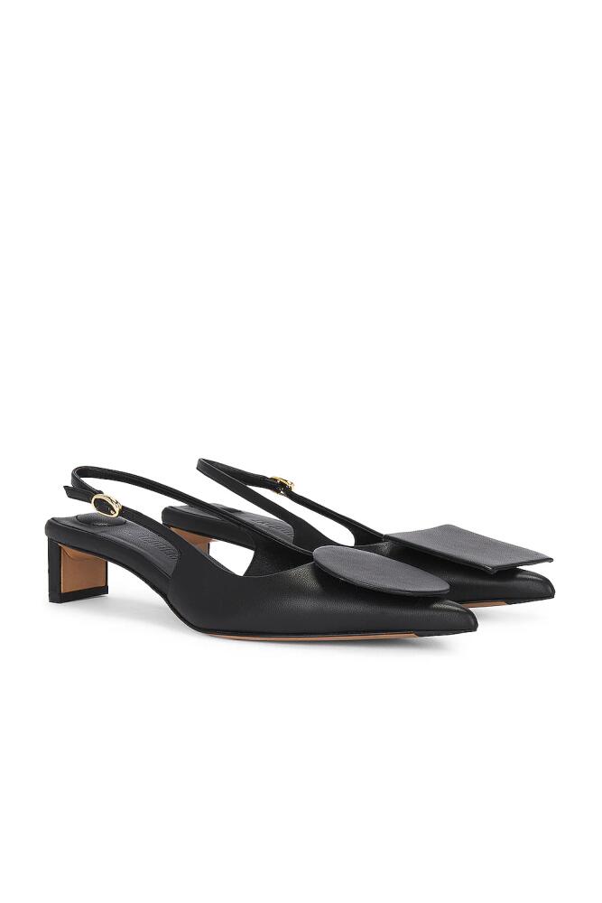 JACQUEMUS Les Slingbacks Duelo B in Black Cover