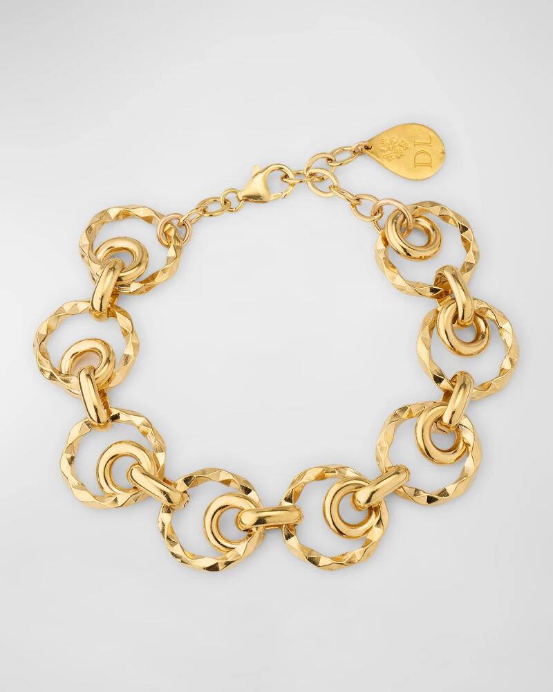 Devon Leigh Multi-Circle Textured Chain Bracelet Cover