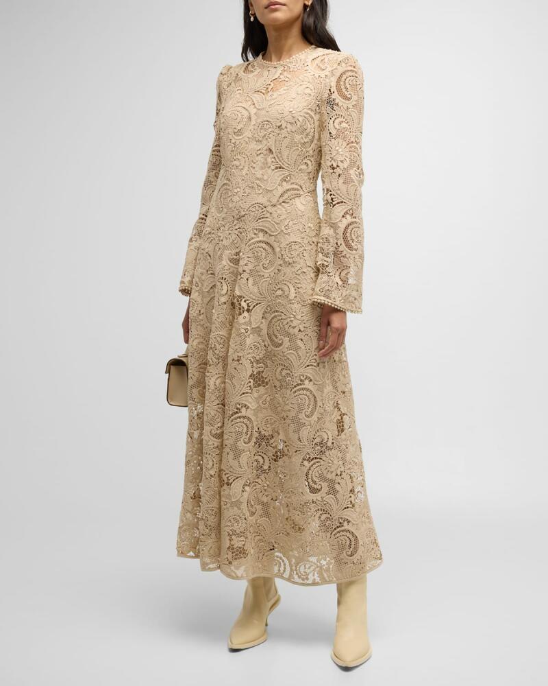 Zimmermann Waverly Lace Midi Dress Cover