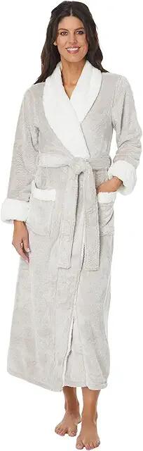 Natori Frosted Faux Fur Robe (Cashmere) Women's Pajama Sets Cover