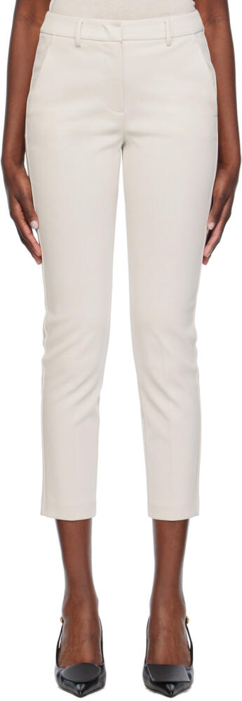 Max Mara Leisure Off-White Farad Trousers Cover