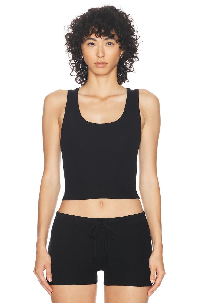 Eterne Square Neck Tank Top in Black Cover