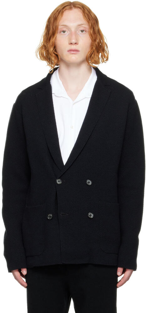 Ralph Lauren Purple Label Black Viscose Blazer Cover