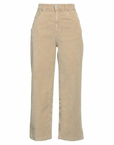 Department 5 Woman Pants Sand Cotton, Elastane Cover