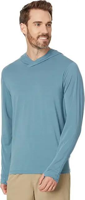 Free Fly Elevate Lightweight Hoodie (Bluestone) Men's Sweatshirt Cover