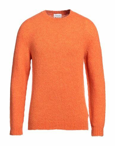 Scaglione Man Sweater Orange Merino Wool, Recycled cashmere, Polyamide Cover