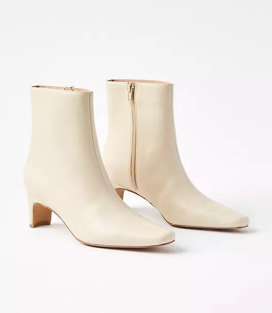 Loft Squared Pointy Toe Booties Cover