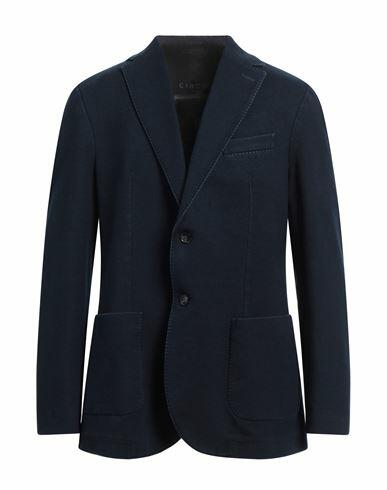 Circolo 1901 Man Blazer Midnight blue Cotton, Lycra Cover