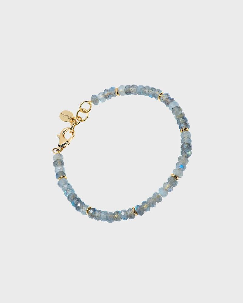 Jan Leslie Men's Labradorite Beaded Bracelet Cover