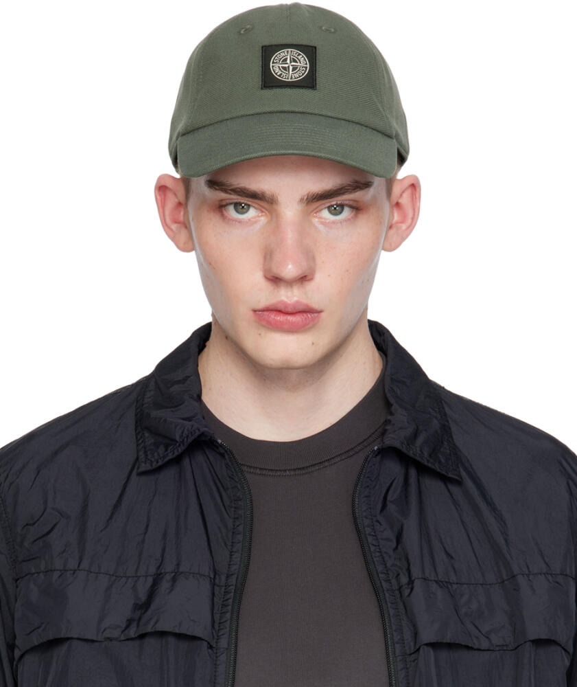 Stone Island Gray 5-Panel Cap Cover