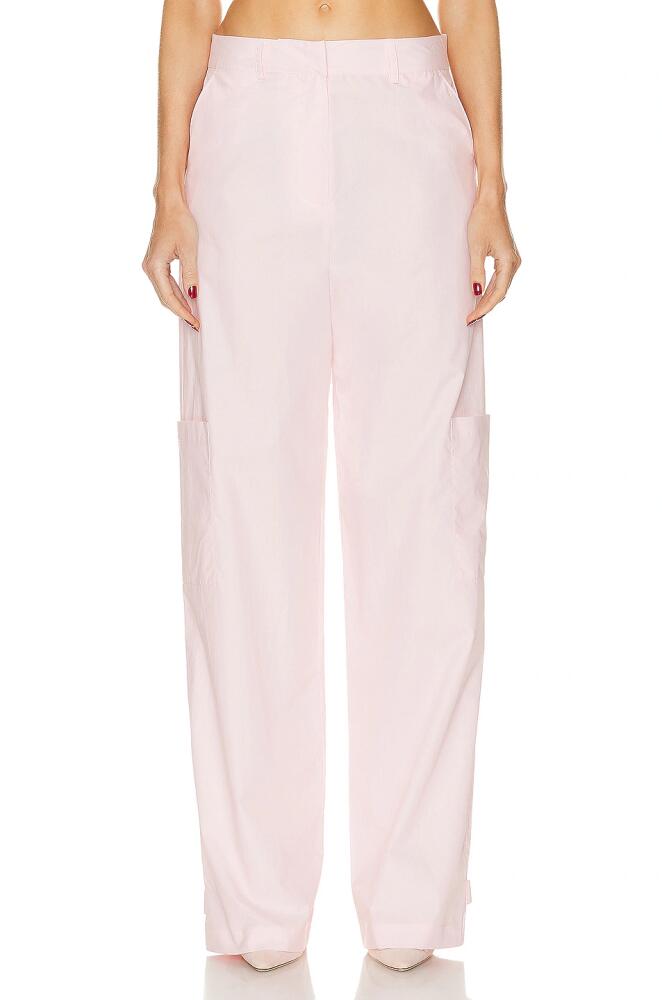 REMAIN Poplin Wide Pants in Blush Cover