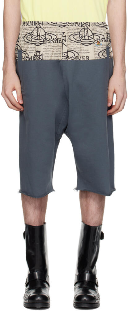 Vivienne Westwood Gray Paneled Shorts Cover