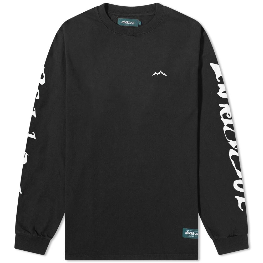 Afield Out Men's Long Sleeve Rapid T-Shirt in Black Cover