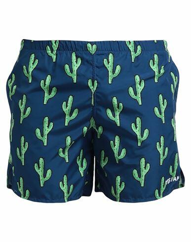 Yes I Am Man Swim trunks Blue Polyester Cover