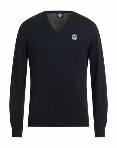 North Sails Man Sweater Midnight blue Cotton Cover