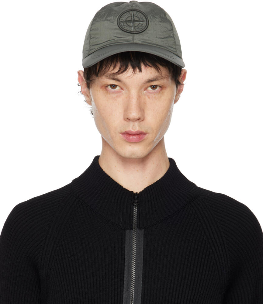 Stone Island Gray 99576 Cap Cover