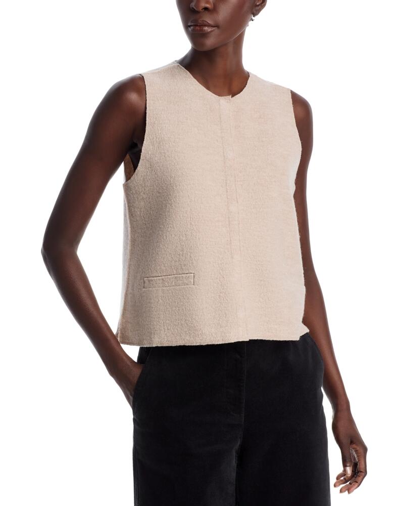 Eileen Fisher Round Neck Vest Cover