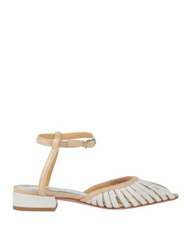 Ninni Woman Sandals Off white Leather Cover