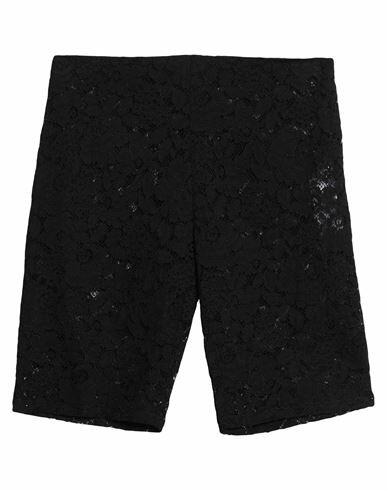 Stella Mccartney Woman Shorts & Bermuda Shorts Black Cotton, Polyamide, Elastane Cover