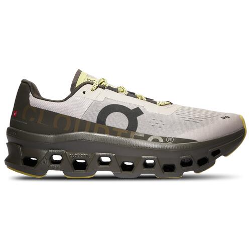 On Cloudmonster - Mens Running Shoes Pearl/Thorn/Volt Cover