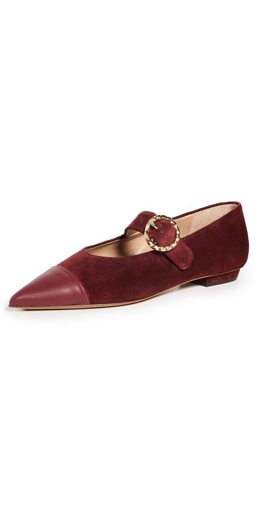 Ulla Johnson Kiki Flats Dark Red Cover