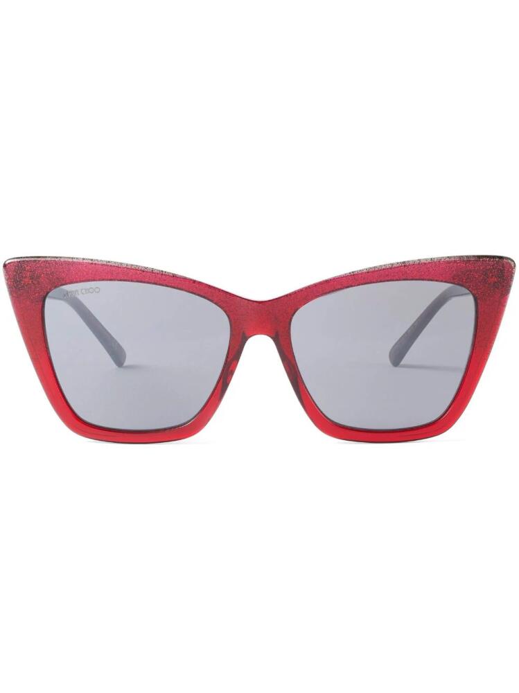 Jimmy Choo Eyewear Lucine cat-eye sunglasses - Red Cover