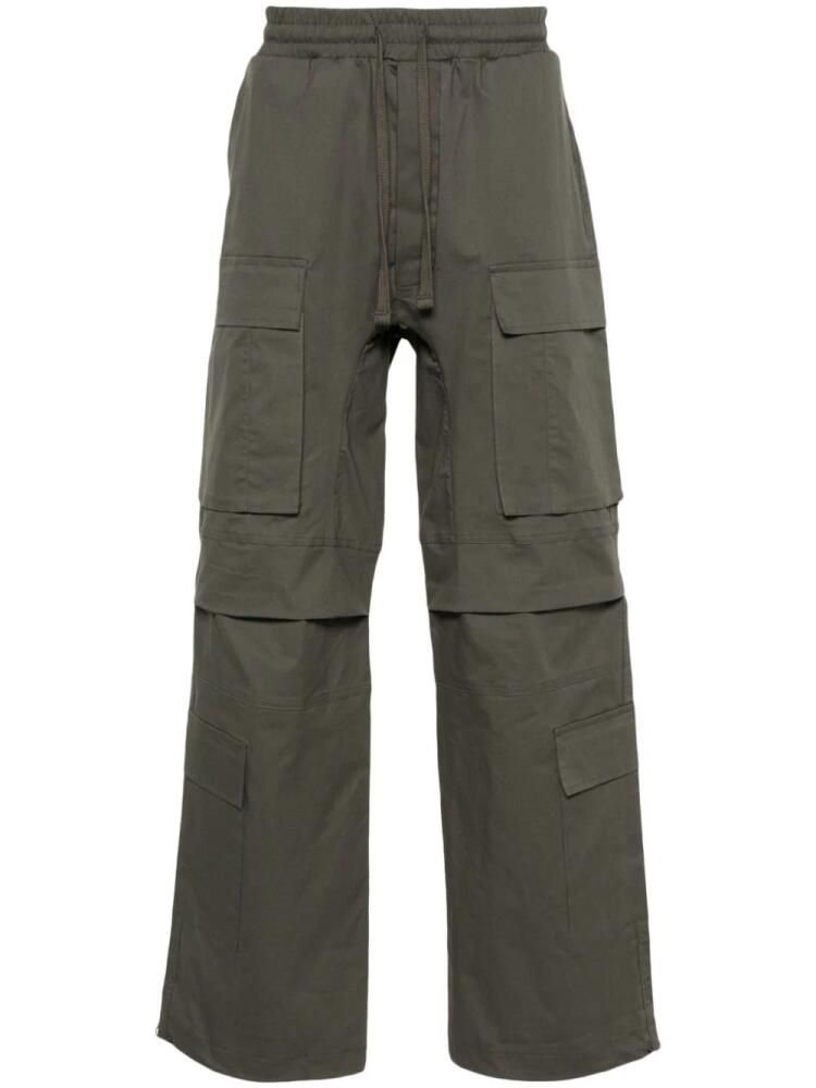 Thom Krom wide-leg cargo trousers - Green Cover