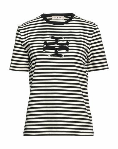 Tory Burch Woman T-shirt Black Cotton Cover