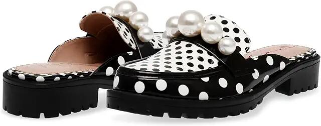 Blue by Betsey Johnson Norah (Black/White Polka Dot) Women's Flat Shoes Cover