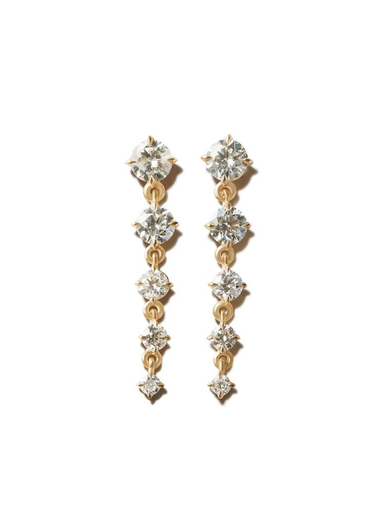 Lizzie Mandler Fine Jewelry 18kt yellow gold Éclat Five Drop diamond earrings Cover